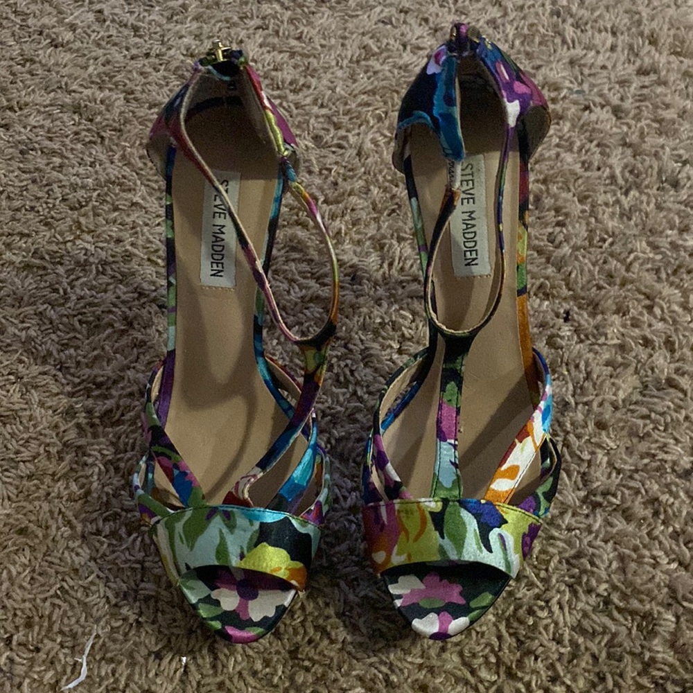 Steve Madden Floral Heels